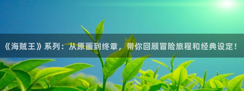 快看漫画的兑换码大全：《海贼王》系列：从原画到终章，带你回顾冒险旅程和经典设定！