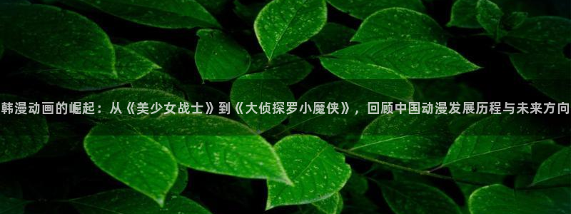 快看漫画悬疑：韩漫动画的崛起：从《美少女战士》到《大侦探罗小魔侠》，回顾中国动漫发展历程与未来方向